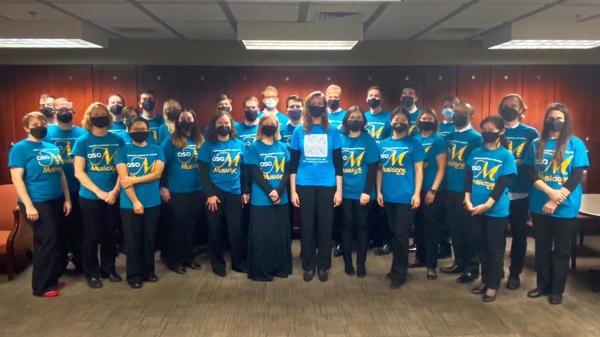 AlSymMusicians's tweet photo. It’s been an honor to host guest musician Liz Teplitsky of the @musiciansofSAS in our flute section this week! We stand in solidarity with you! 🎶💪🏼🎶

#solidarity #musicianshelpingmusicians https://t.co/dLZXsqFHcI