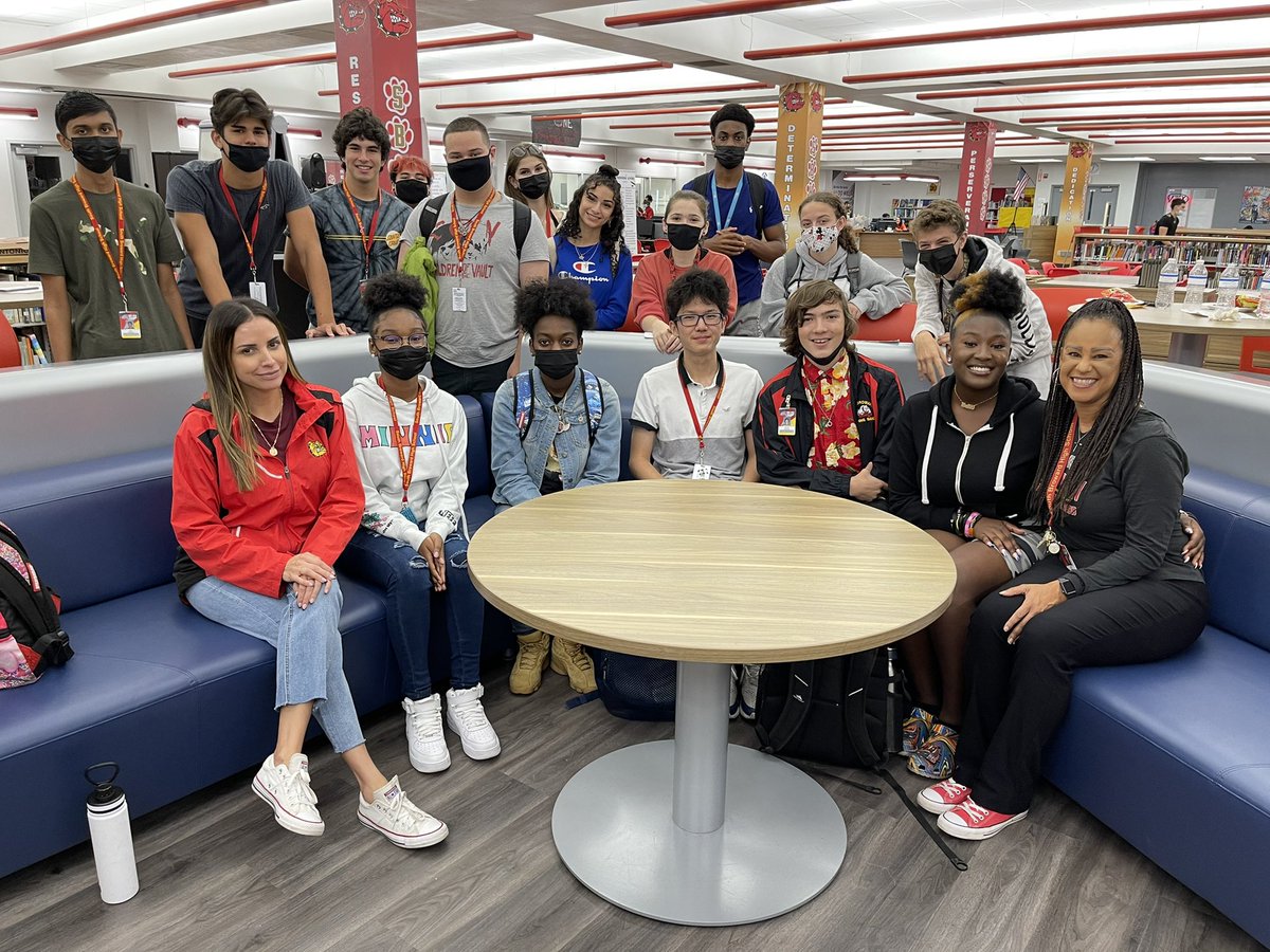 This made my day yesterday. Met with my Ambassadors (Brown’s Bunch) that represent all groups at SBHS to hear THEIR voice on all things South Broward. TY <a href="/msformoso/">Director Formoso</a> for the idea. Yes! We Can! We are…#SOUTHBROWARD!❤️💛 @SBHSClass_2022 @thebalancedAP <a href="/PTSOSBHS/">Bulldawg PTSO</a> <a href="/bcpsactivities/">Student Activities</a>