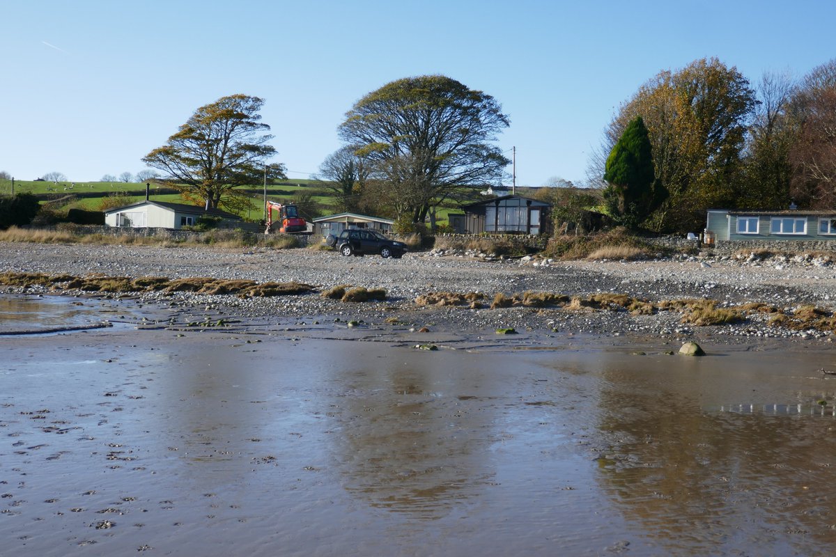 TheLengthsman's tweet photo. A beautiful day at #Baycliff checking out the chalet and walking the dogs 
#MorecambeBay https://t.co/nb3Mft98t0