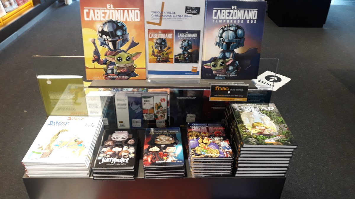 Fnac_EUS's tweet photo. Preparado todo en #fnacbilbao para recibir a @enriquevvegas y su universo #cabezoniano ¿Te vienes?
Hoy a las 19h
@DolmenEditorial @Fnac_Comics #comic #bilbao Y con extra #Leinad https://t.co/WtPwB0mPsY