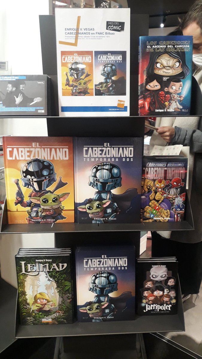 Fnac_EUS's tweet photo. Preparado todo en #fnacbilbao para recibir a @enriquevvegas y su universo #cabezoniano ¿Te vienes?
Hoy a las 19h
@DolmenEditorial @Fnac_Comics #comic #bilbao Y con extra #Leinad https://t.co/WtPwB0mPsY