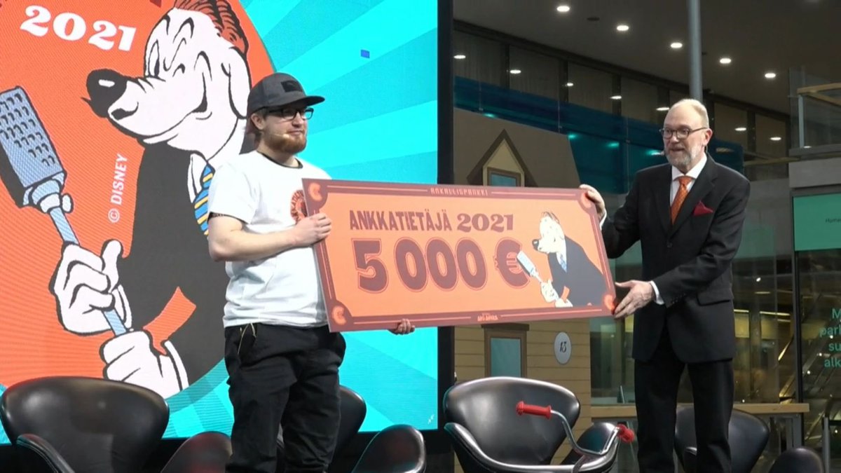 Ankkatietäjä vuosimallia 2021 on Marko! Paljon onnea 5000 euron voittajalle ja kiitos kaikille finaalin osallistujille. Kilpailu oli armoton, mutta rehellinen! #ankkatietäjä #akuankka #akuankka70vuotta