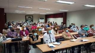 DMinsap's tweet photo. Taller Nacional de Atención Primaria de Salud en el Centro de Convenciones de Cojimar con la participación de las provincias occidentales y en la presidencia la Viceministra Dra. Tania Margarita Cruz #CubaViveyAbraza #CubaViveyRenace #CubaViveyRespira https://t.co/Pr1SKmxh2U