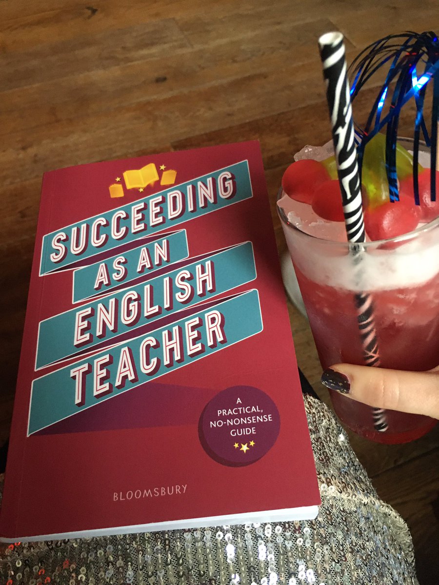 mrsbrewtandcake's tweet image. One should always co-ordinate one’s drink with one’s book. #successinenglish