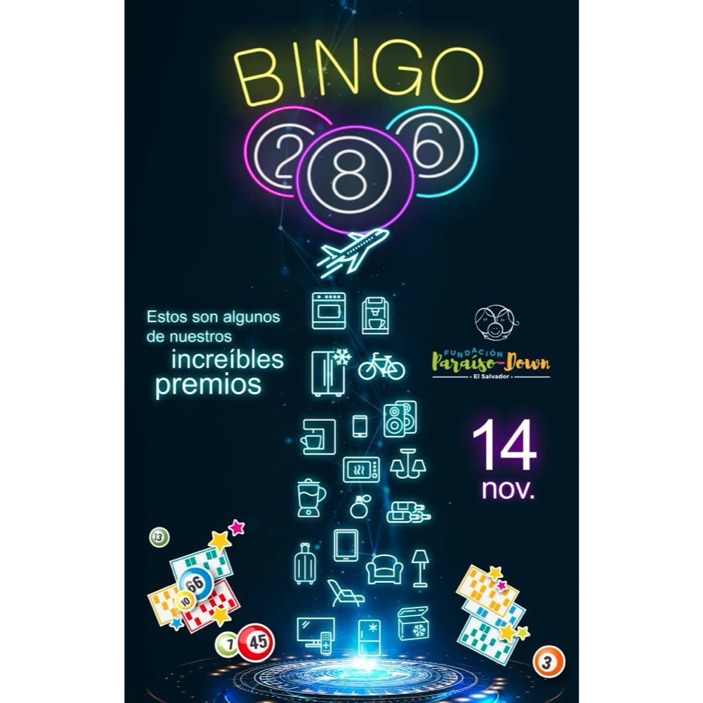 Estos son algunos de nuestros increíbles premios ✨🤩 ¿Ya están listos para gritar BINGOOOOOOOOO? 🥳