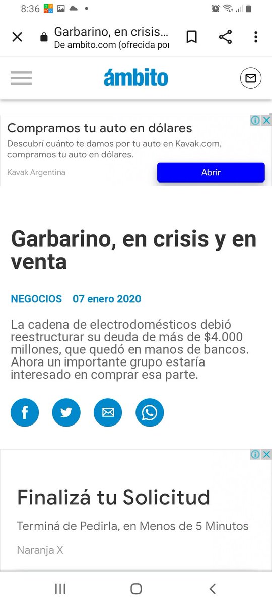 nataliaamorin's tweet photo. #garbarinonopaga @clarincom un poquito tarde te acordaste de cubrir nuestra situación, nos usas para tu campaña, asco dan vos #andaterosales https://t.co/9l3embCf1c