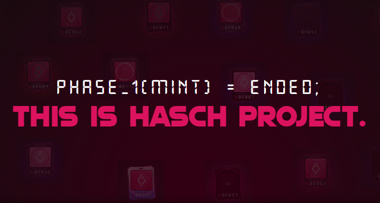 HASCHPROJECT's tweet photo. Public minting has now closed. Congratulations to all players who have joined HASCH. 

There will now only ever be a maximum of 1704 HSE(1) NFTs, dead or alive. 

Stay tuned on @HASCHPROJECT for game round updates, relic drops and more. This is #HASCH 

⭕️ https://t.co/vds6mF7sU9