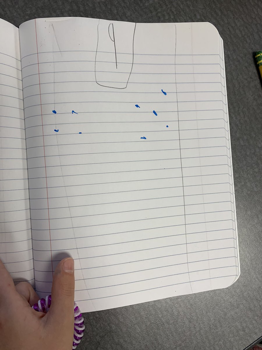 1st graders did some noticing and #mathtalk about the blueberry slide, discovering all were showing partners of 9. Next sts created additional combinations of 9 in their notebooks! Wonder,notice, do! High inquiry and engagement! @BerkeleyEverett