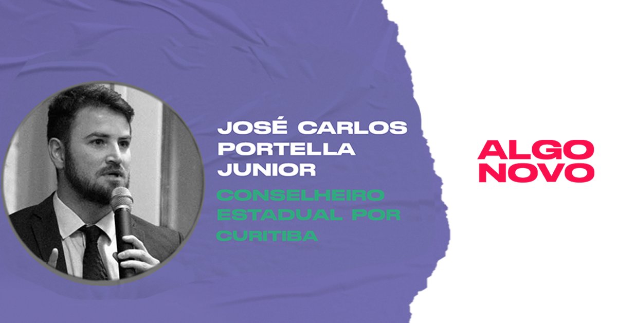 AlgoNovoAdv's tweet photo. José Carlos Portella Junior é Algo Novo - Oposição!
💜✊🏻 VOTE 22 MARCELO E THAIS - ALGO NOVO: OPOSIÇÃO NA OAB/PR
#OposiçãoÉAlgoNovo #MarceloEThaisNaOABPR #AlgoNovoNaOAB #AlgoNovoNaAdvocaciaParanaense #OABPR https://t.co/vtK9GUJW8G