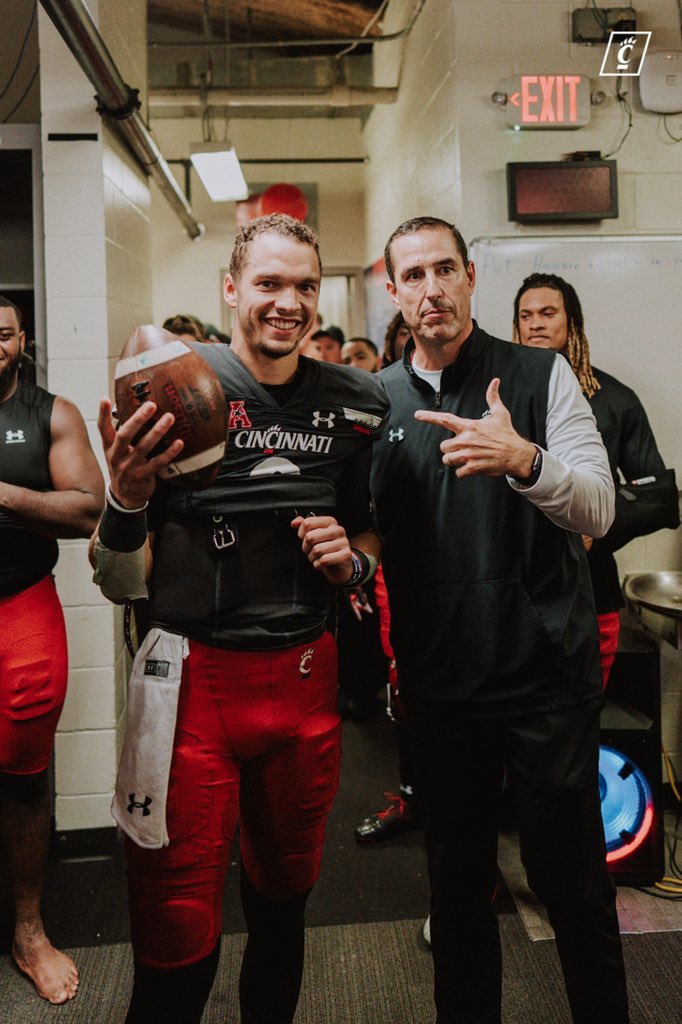 UCUniforms's tweet photo. These two men have given UC football an incredible four seasons…

and they ain’t done yet. https://t.co/zaPN68edLI
