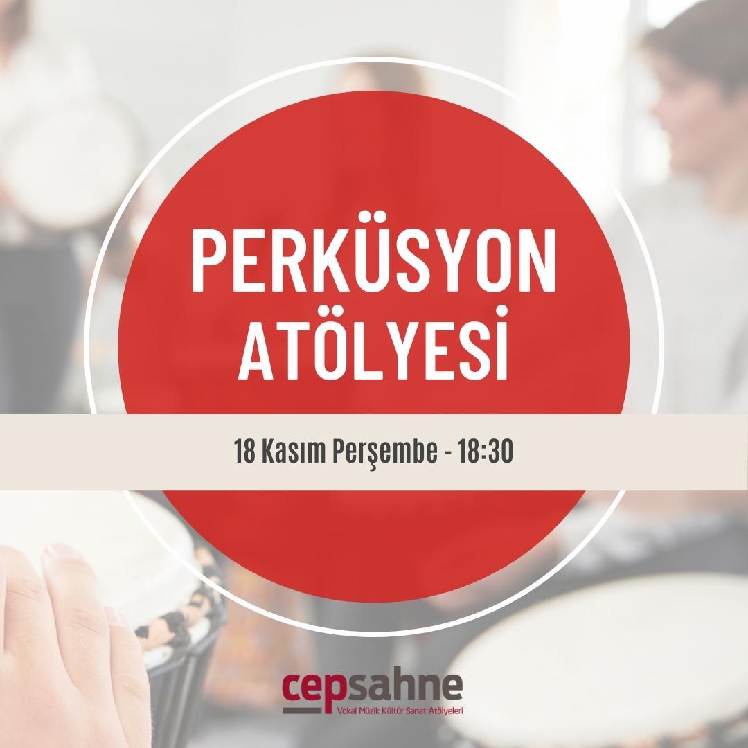 Perküsyon atölyesine yeni grup kayıtları başladı!

Kesin kayıt ve detaylı bilgi için; info@cepsahne.com veya 0549 619 19 08 whatsapp hattımızdan bize ulaşabilirsiniz.

#cepsahne #Kasım #müzik #etkinlik #ortaköy #Persembe