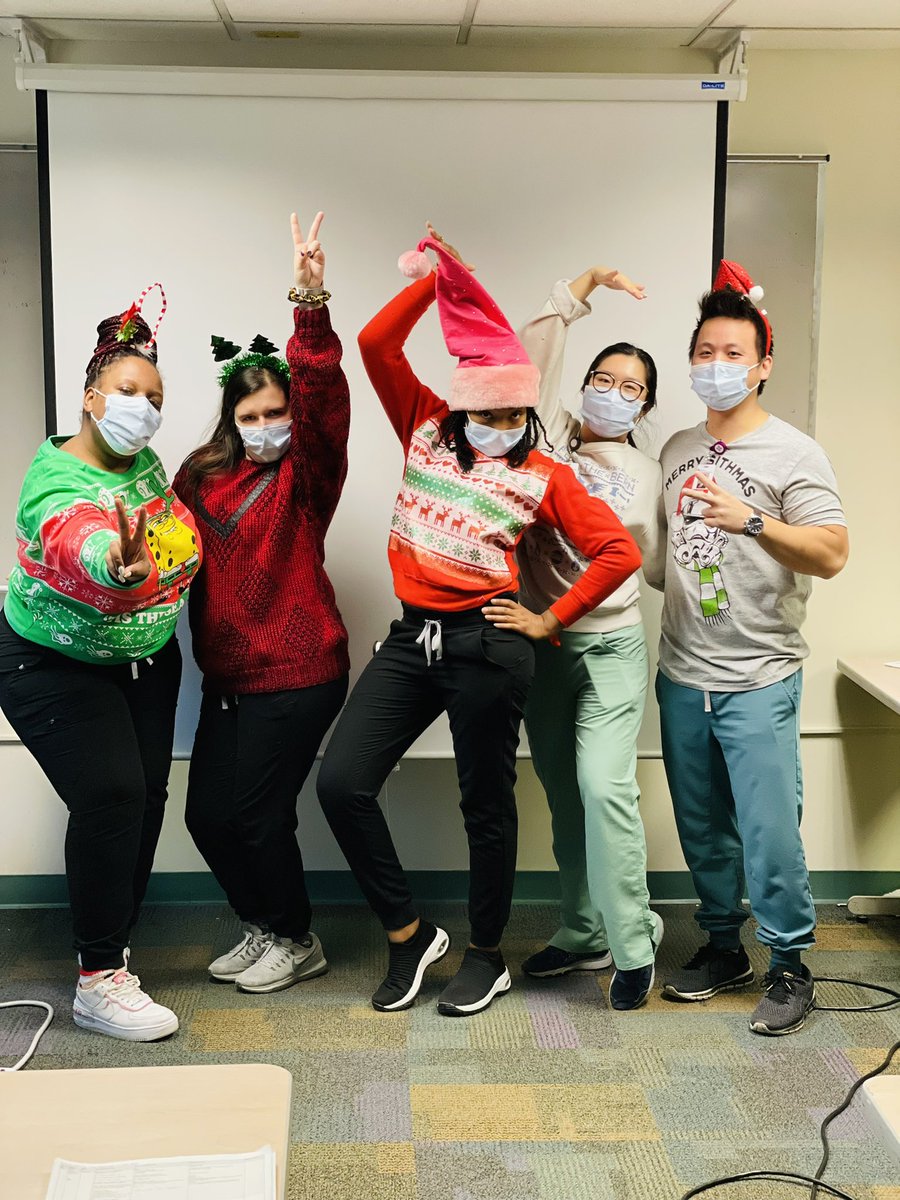ACHOL_Peds's tweet photo. 2 weeks of night shift completed for our interns and the last night shift ever for our senior in the santa hat! Can you tell our program LOVES Christmas?! #tweetiatrician #medtwitter https://t.co/VfTcfjufJ3