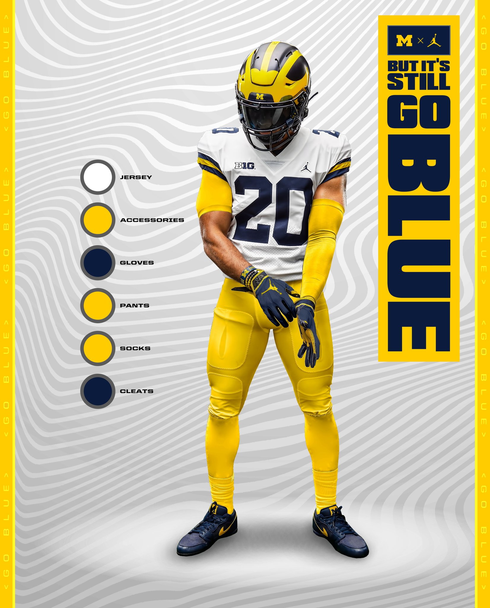 Michigan Football on Twitter "Our gameday drip is 𝐮𝐧𝐦𝐚𝐭𝐜𝐡𝐞𝐝. 🚰 GoBlue