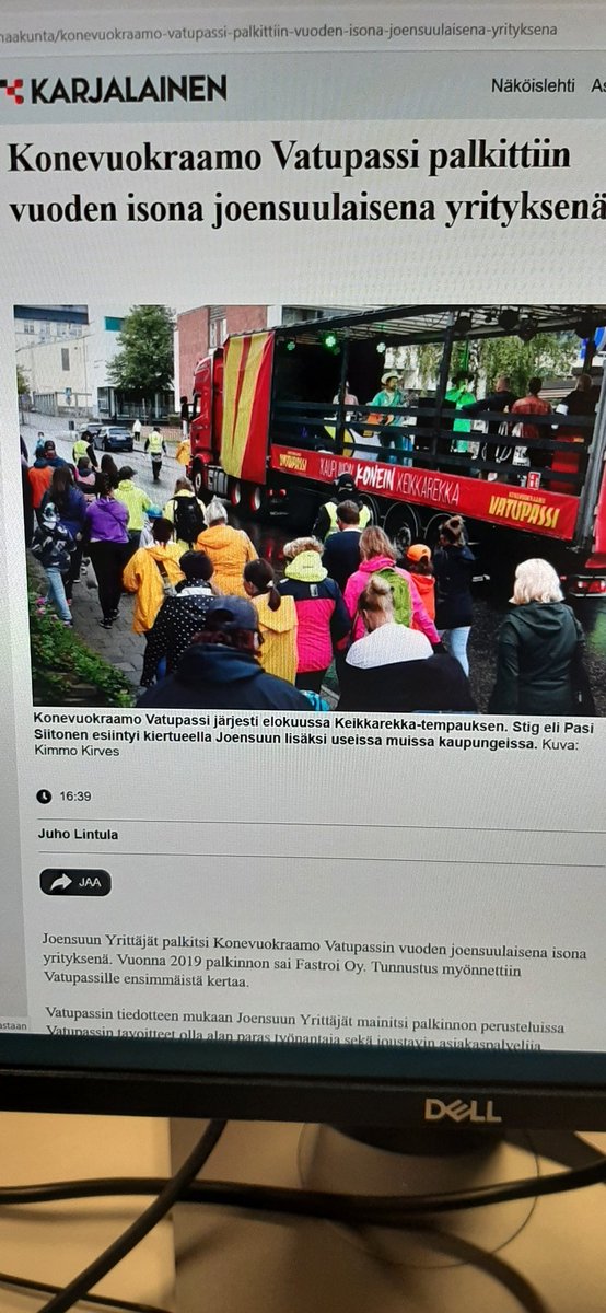 SiitonenPetri's tweet photo. Onnea @millatarnanen ja @jtrml1 sekä muut #vatupassi:n väki https://t.co/uOYdSTwnSo