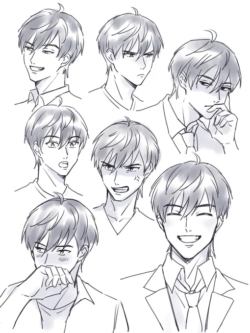 ひたすら風真の顔だけ描いた 