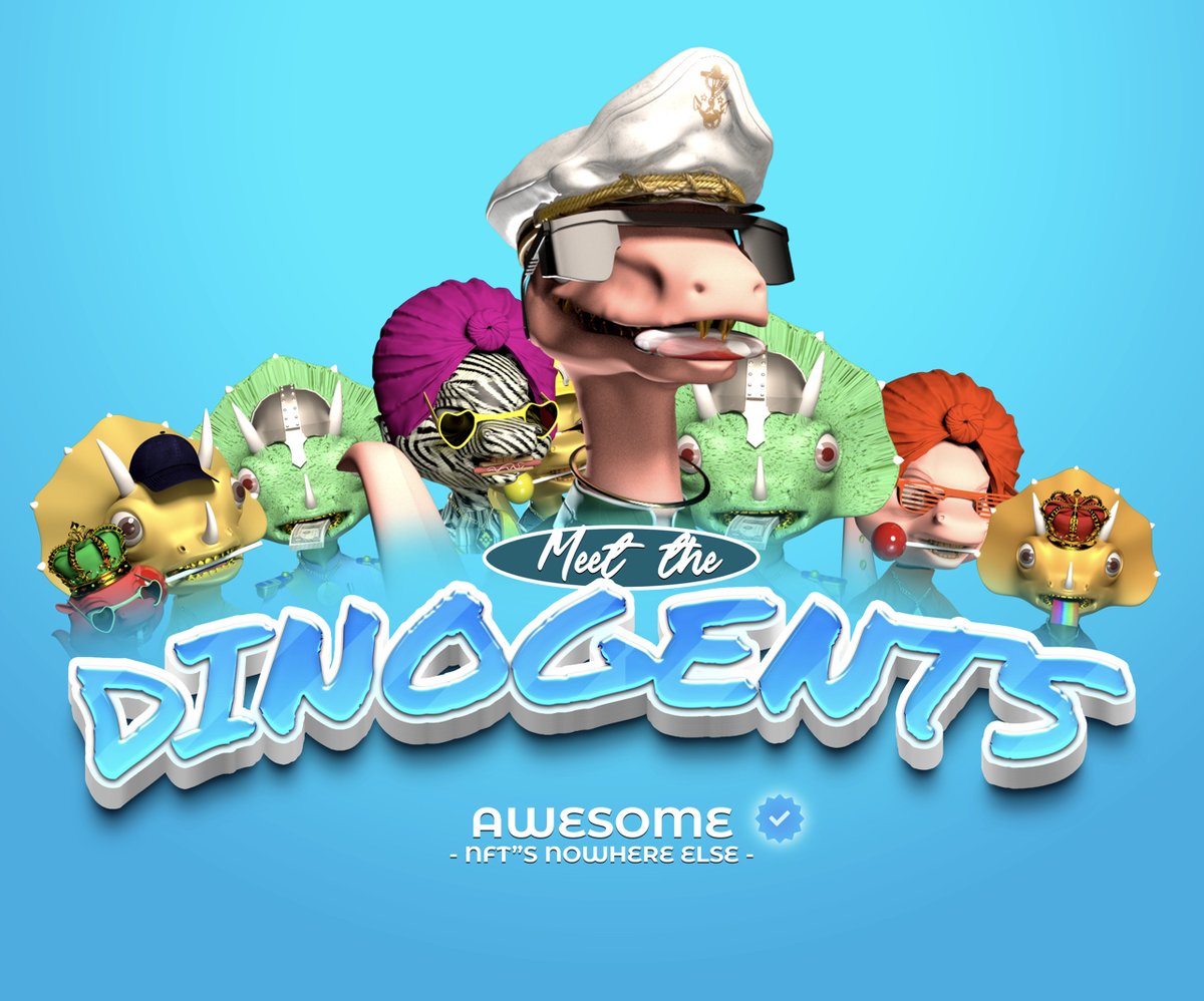 KofiiETH's tweet photo. It’s Weekend Gents!

🎉As we want to celebrate our exclusive partnership with @digitaleyes we’re giving away 1 x Ravenous Dino NFT.

To enter:
• Follow @dinogentsNFTs 
• Like &amp; RT + Tag friends
• Join the discord: https://t.co/YITuEEqQoN

Ends in 48hrs!

#Dinogents #NFT #NFTs https://t.co/sKDWEAxvN7