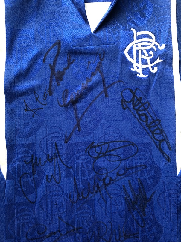 Signed football shirt Squad Autographed 