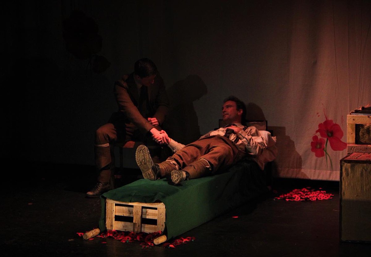 EthanPTaylor's tweet photo. Two final performances of #ThePoppyRed at @thehawthcrawley today, 3pm & 7.45pm (limited availability) ahead of #RemembranceSunday tomorrow
https://t.co/PQFImmcRgk https://t.co/W0QEeGFq0S