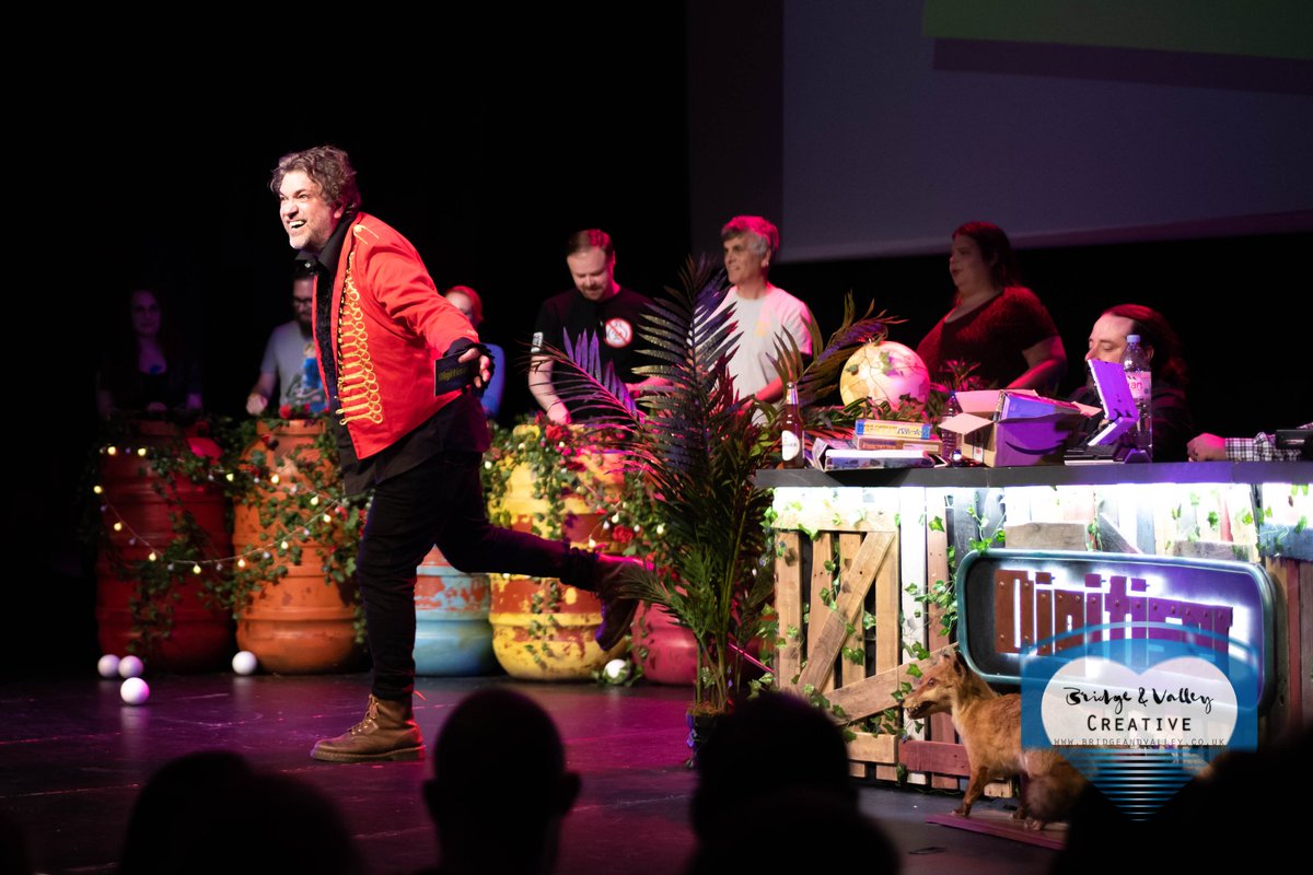 Blast from the past - the first Digitiser Live show with <a href="/mrbiffo/">Mr Biffo 🦀🆙</a> <a href="/PaulGannonShow/">@cheapshow.bsky.social</a> and many other fab guests!

Loved photographing the day, and I'd love to cover more live events across the UK, so hit me up for a chat!