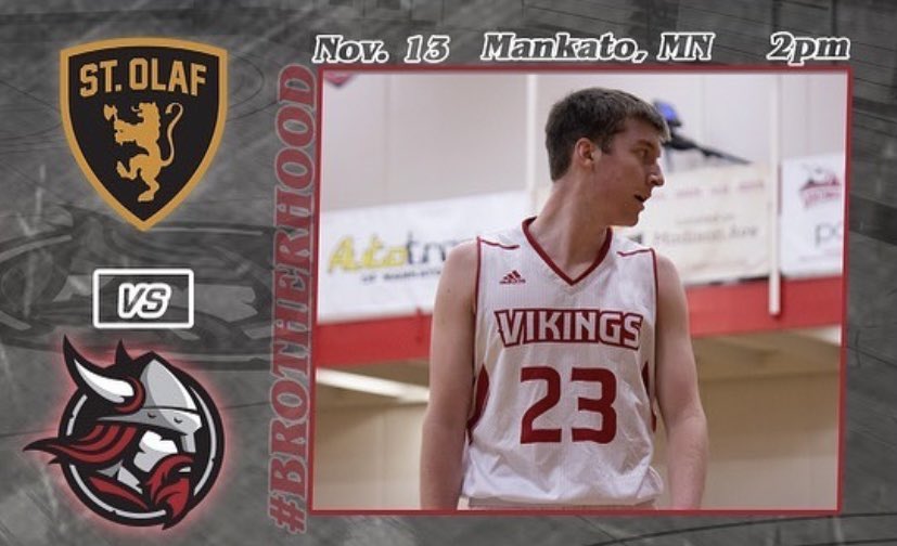 BLC_MensHoops's tweet image. VIKING Fans it’s GAME DAY‼️
⏰: 2:00pm
🆚: St. Olaf 
📍: Mankato, MN 
Video Link: iframe.dacast.com/b/51317/c/75787