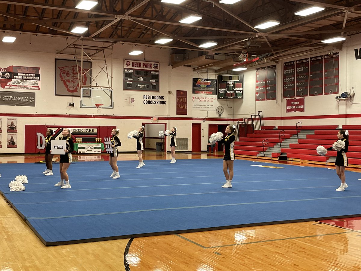 CHL Cheerleading Championships!!!  Taylor JH Cheerleaders pumping up the crowd.