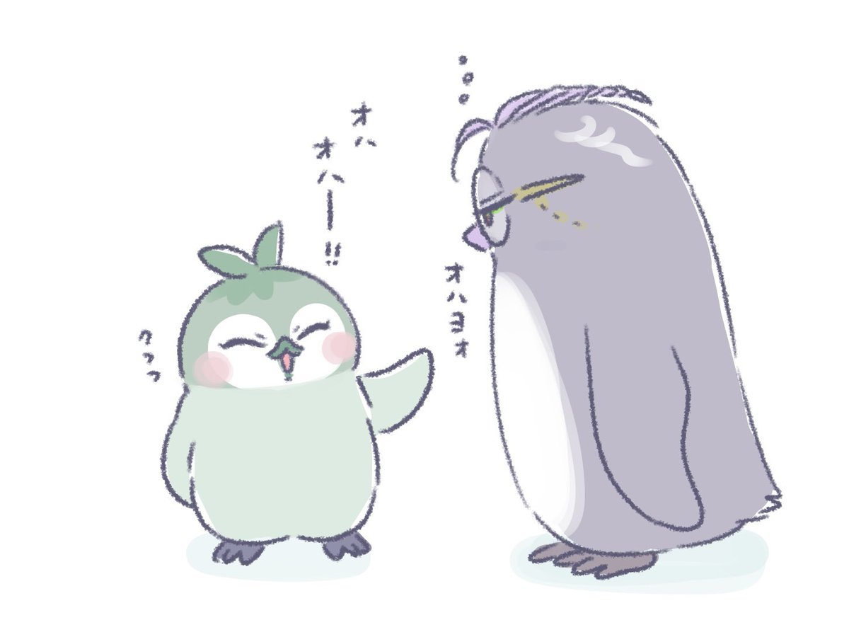 「寝ると起きないロチョに人気のヘアアレンジ(ロサ🐧) 」|夜店のイラスト