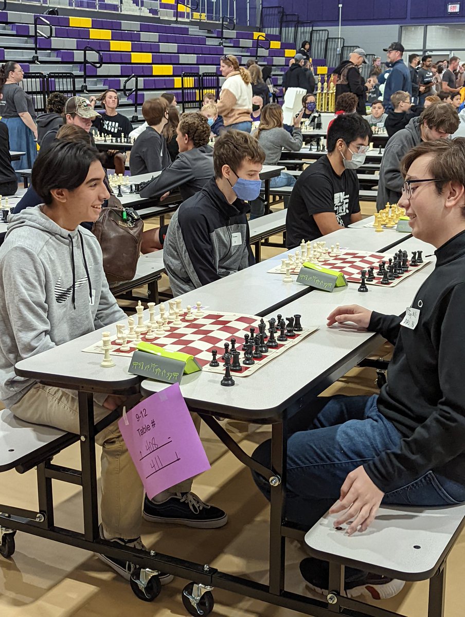 BalmHs's tweet photo. #comalchess #Davenportchess Davenport HS Chess ready to test their mettle.  Jay M. and Sally B. have got what it takes! https://t.co/HF0pOQhAsa