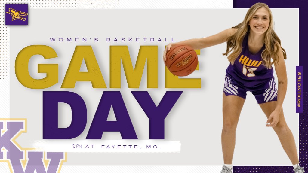 The Coyotes are back on the road today
W🏀: @kwuwbb at (17) Central Methodist
🗺️⏲️: Fayette, Mo., 2:00
📺cmueagles.com/links/7auyeu
📊: bit.ly/3otSlLJ
#⃣: #rollyotes🐺
