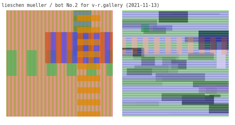 _VR_gallery's tweet image. We rearranged @_VR_gallery No.2 for you. Visit v-r.gallery/vrg2.html to watch an exclusively generated animation. For documentation please visit lieschen.art