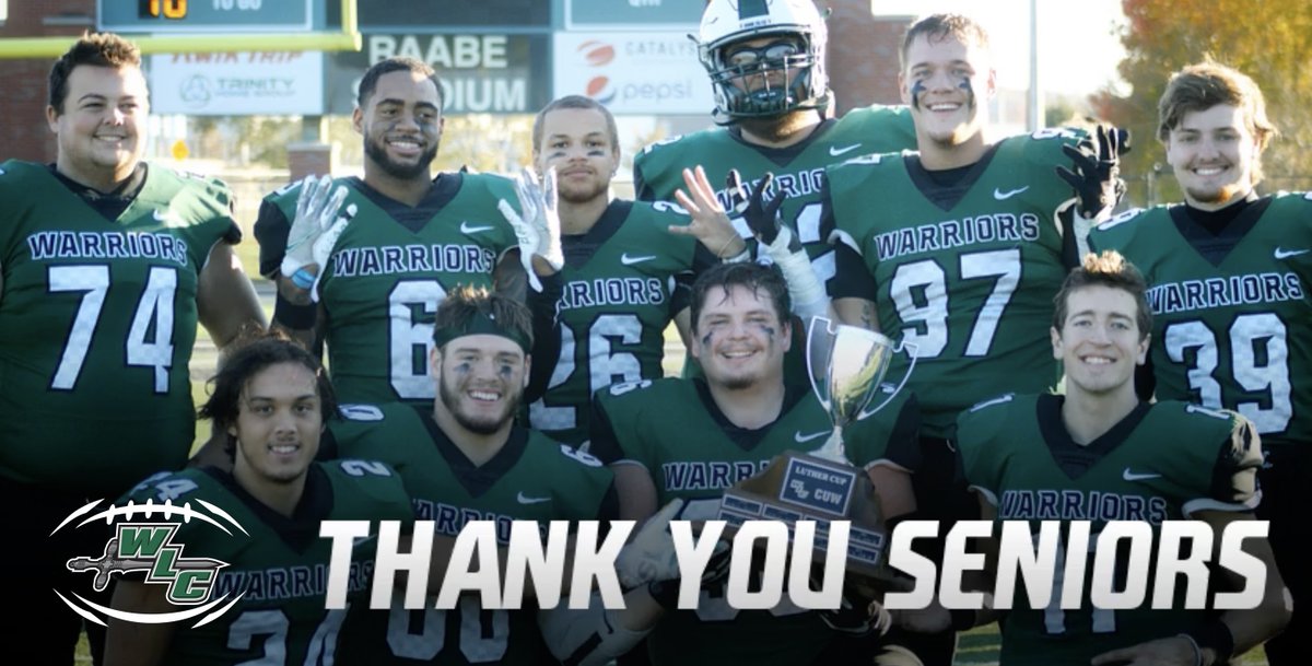 With Senior Day today, we just wanted to say: THANK YOU! <a href="/JustinParbs/">Justin Parbs</a> <a href="/Ty_Castillo3/">🌴Ty Castillo🌴</a> <a href="/edbrooks0114/">Errick Brooks</a> <a href="/cole_kuehl/">Cole Kuehl</a> <a href="/NEwaskowitz/">Nathan Ewaskowitz</a> @Todd_YT <a href="/ColtenEklund/">Colten Eklund</a> <a href="/nyockey19/">Nick Yockey</a> #WLCFB⚔️ #BrickByBrick🧱