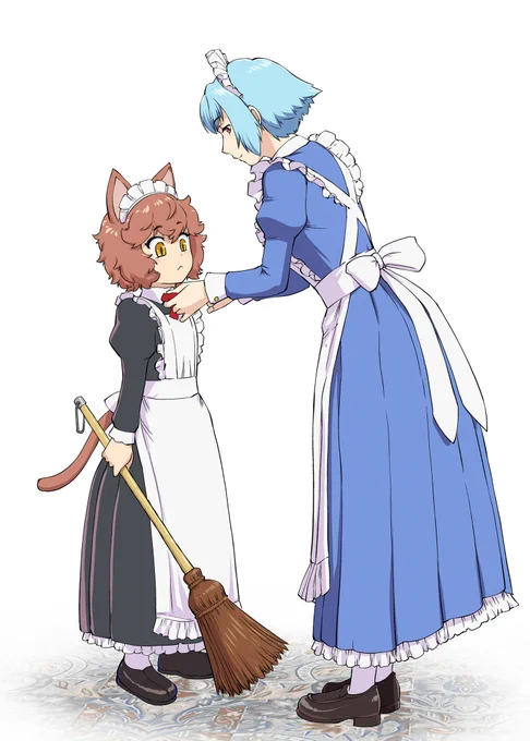 メイド先輩後輩

#悪役令嬢転生おじさん
#ツマヌダ格闘街 