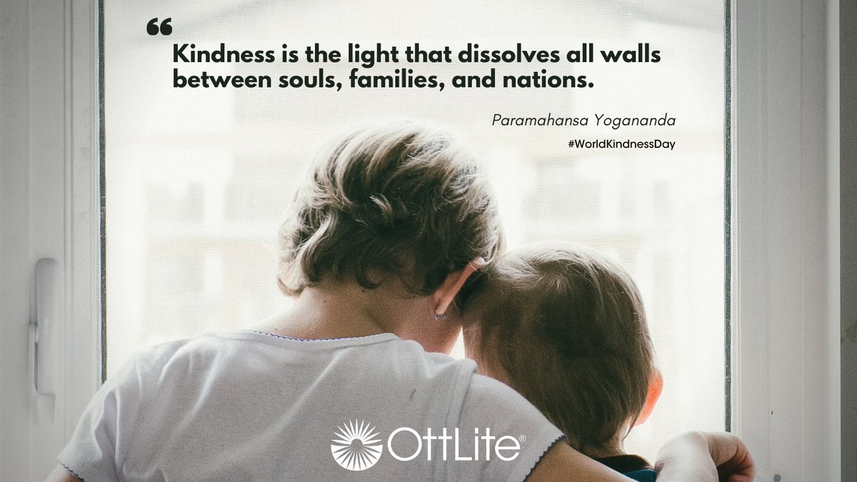 OttLite's tweet photo. What will you do to shine a light on World Kindness Day?
#WorldKindnessDay #SeeHealthier #OttLite https://t.co/mAb71QHckX