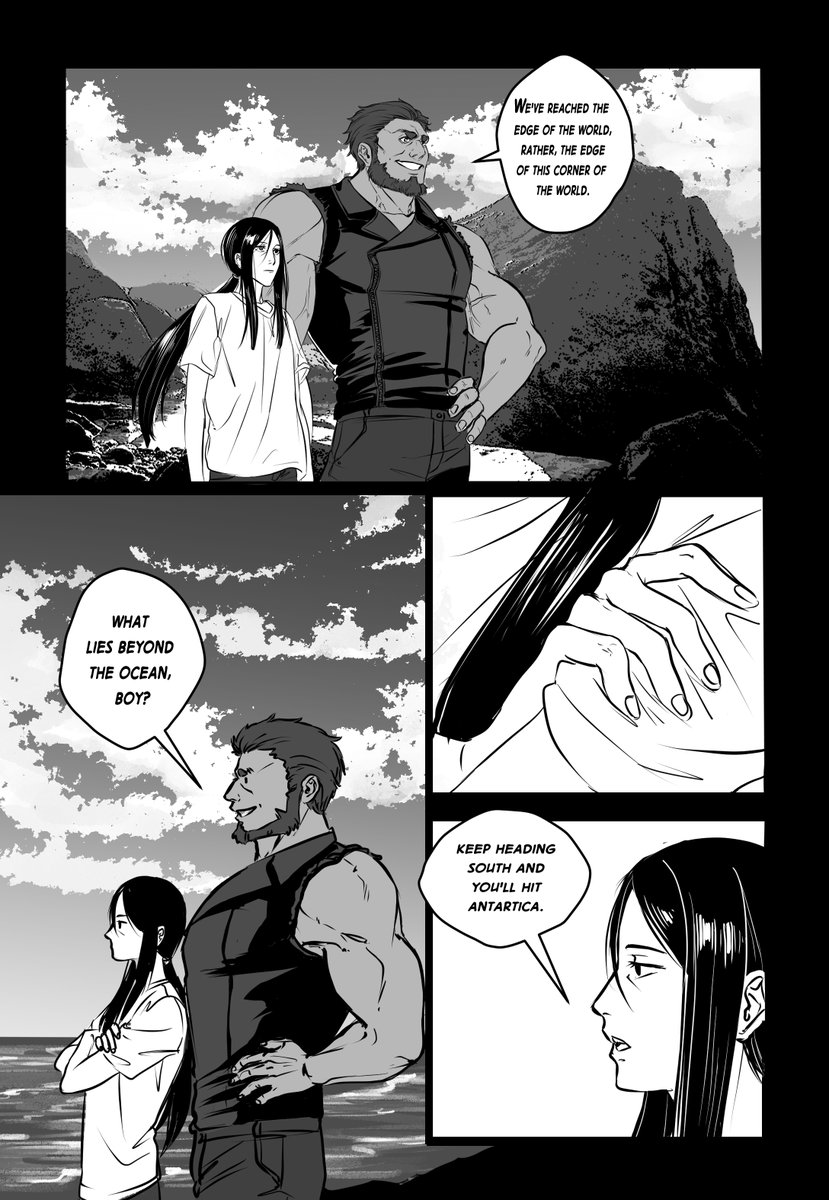 1/2 i don't think i ever got to share my comic for a waver rider zine...4 years ago? partly because i thought it was a little cheesy but whatever, i'm having an emotion. gonna repost a bunch of isuwei art 