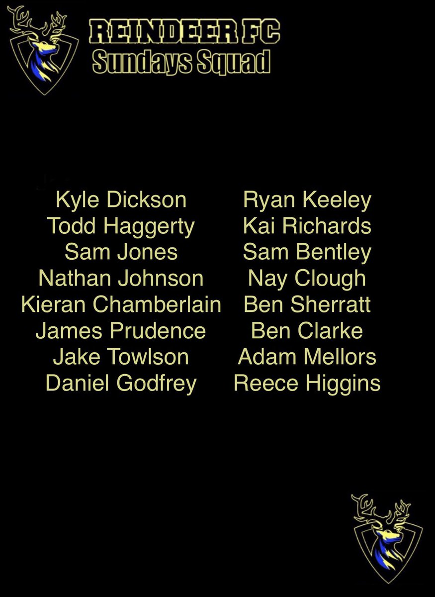 Potters_F_C's tweet photo. Here it is! Tomorrows squad to face Joeys Old Boys! 
After recent criticism by @MarkReid86 we will give more details. We are away, venue is at Cowpasture Lane, Sutton, NG17 5DW - 10.15 meet (11ko) https://t.co/KDBSQRNsT0