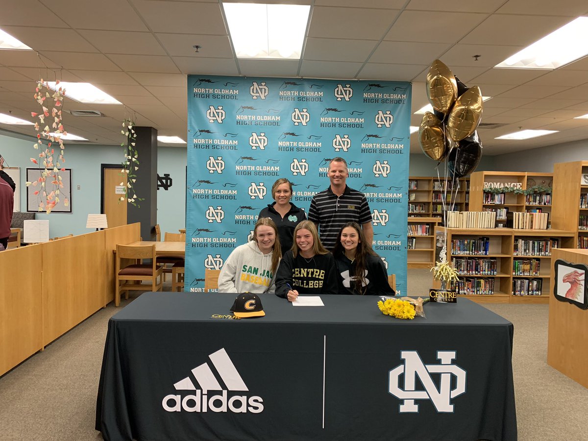 Signing day!!! Can’t wait to be a Colonel!💛🖤 #rollkerns <a href="/04_house/">Smash House 04 Premier</a> <a href="/CentreCSoftball/">Centre Softball</a>