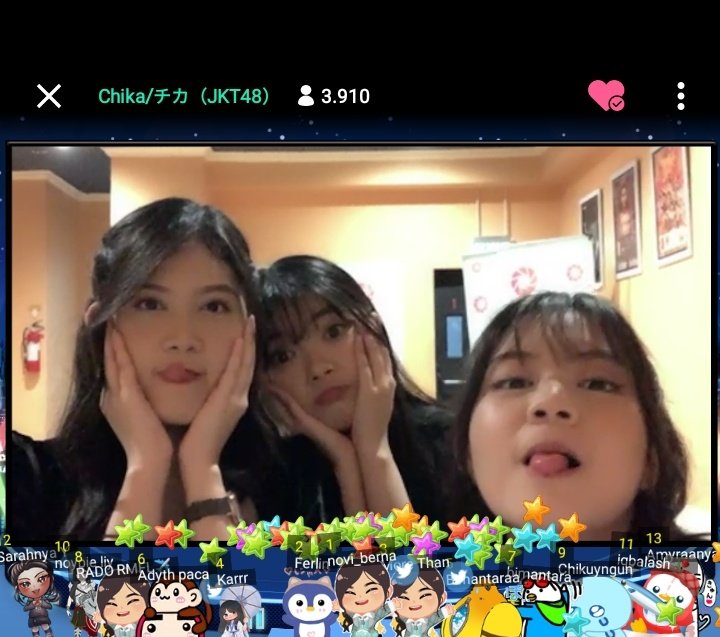 indywlndri's tweet photo. Terimakasihh Kakak akuu Kak @Y_ChikaJKT48 Yg Frikk Bgtt yaa haha
Terimakasih jga Utk Ce @A_FionyJKT48 dan dede @A_ChristyJKT48 
Makasih yaa utk kebahagian kalian malam ini yg buat aku juga jdi bahagiaa😍
Sehat² ya kaliann🥰
Btw ada sesi seno nya lucukkk😫 https://t.co/xLJjmBMtsu