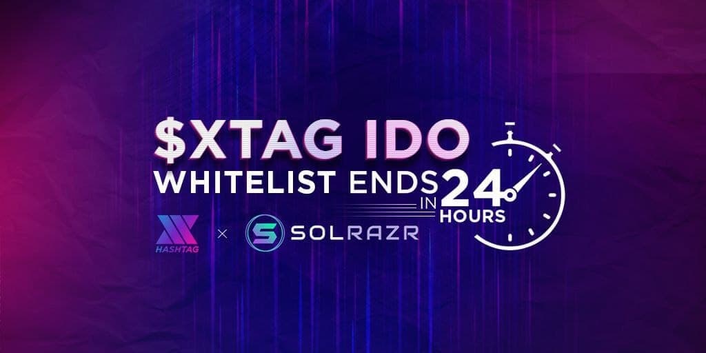 xhashtagio's tweet photo. π¨Less than 24 hours to go for the $XTAG IDO #whitelist on @Solrazr_app to end!π¨
Complete all the steps and hold 3 $SOLR to be eligible for the whitelist. Hurry! π
Participate now -> https://t.co/gapgoAP7wn π₯³
Link -> https://t.co/Kd0kDqx2hq
#xTaggers #IDO #Solana #Web3 https://t.co/T0mNjK7yx9