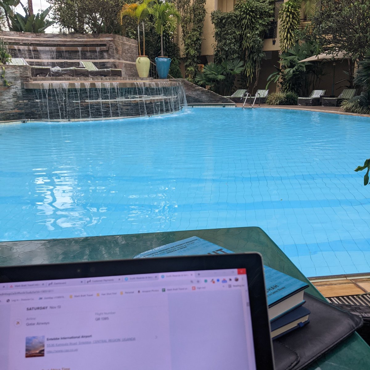 WorkFromThere's tweet image. Practicing what we preach with some poolside working from #Kigali #Rwanda. With fast wifi and only a few hours time difference from UK. You really can #workfromthere

#remoteworking #remoteoffice #digitalnomad #workfromanywhere