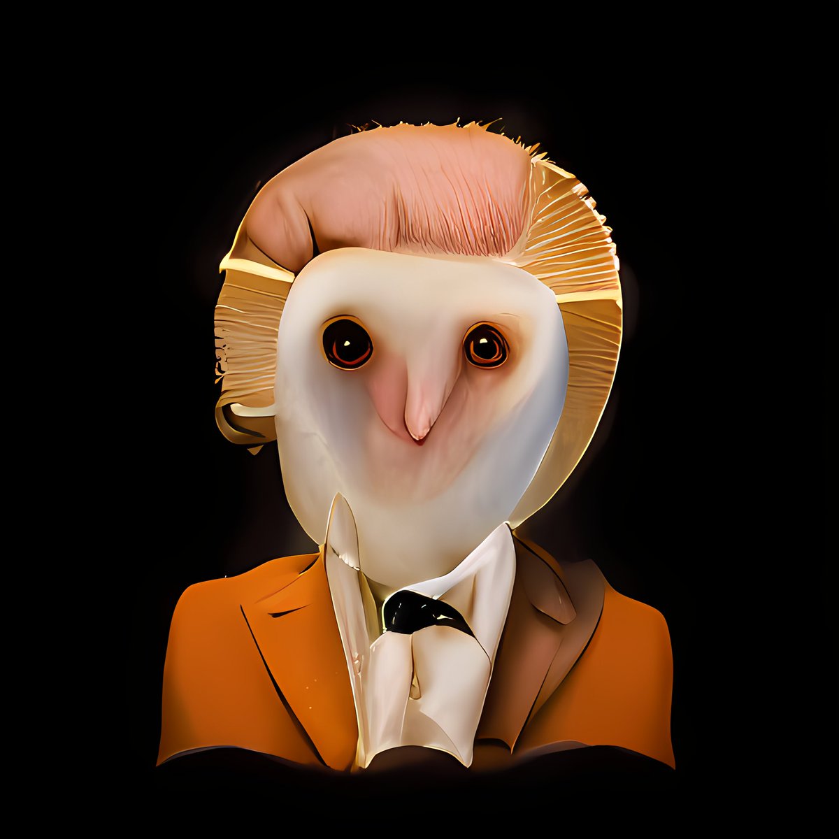 ghoulsngans's tweet image. We've added a new !emoji command to our discord bot that lets ghoul holders transform any standard emoji by describing what they want it to become. These turn this dapper fellow🤵 into a hedgehog, fox, llama, and barn owl.
