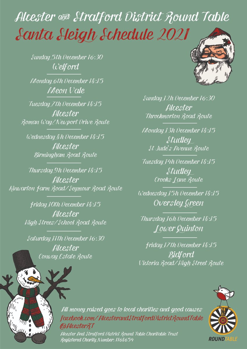 AlcesterRT's tweet image. We've announced our Santa routes 🎅 More details on Facebook - facebook.com/AlcesterandStr…