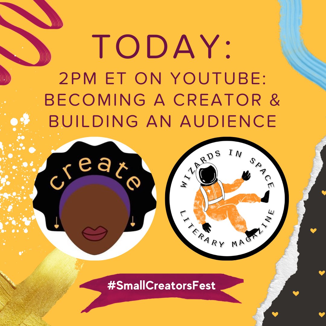 FandomForward's tweet photo. If you're happy & you know it, come to the panel!
If you're creative & you know it, come to the panel!
If you ❤️ @blkgirlscreate & @wzrdsinspacemag & you know it, & you really want to show it
If you're happy & you know it, come today! https://t.co/xBaZng0iZr
#SmallCreatorsFest https://t.co/uN9kF0fZzU