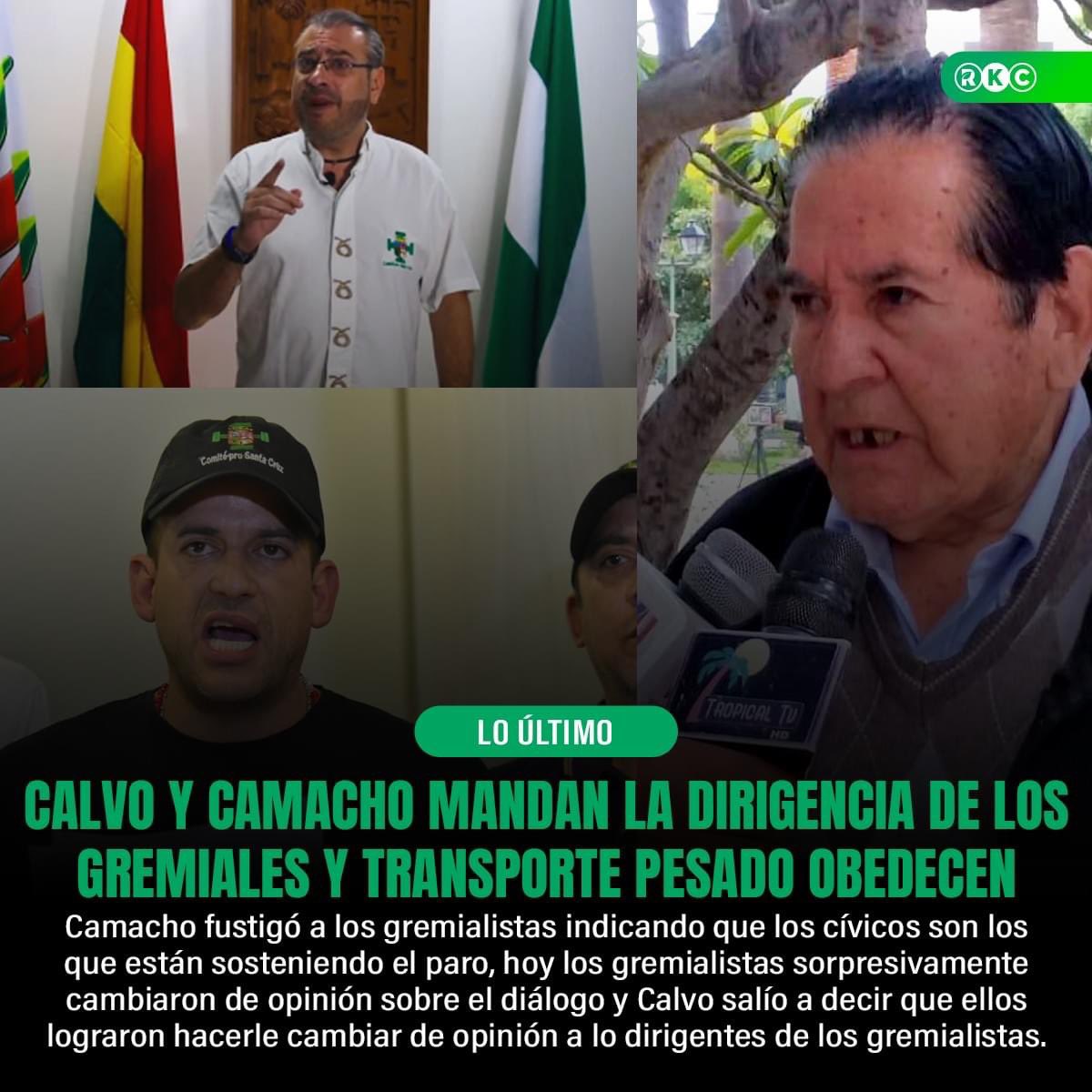 t_taeki's tweet photo. Entonces dejen de llamarle  PARO MULTISECTORIAL cuando los que realmente mandan son el DÚO  CACA CAlvo y CAmacho @LuisFerCamachoV @CalvoRomuloSC 

#ParoCACA #Boivia 🇧🇴#EsBloqueoNoParo #DictaduraCivica https://t.co/yrCcfuTKnn