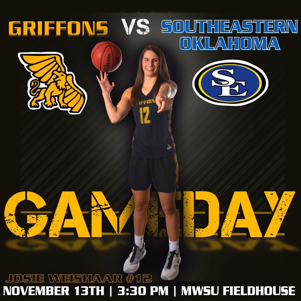 GriffonWBB's tweet photo. Back at it on our home court! 💪

Hillyard Tip-Off Classic
🆚Southeastern Oklahoma
📍MWSU Fieldhouse
⌚️3:30pm
💻https://t.co/V1zaCHBtTt
📈https://t.co/gYSJvQzP6k

#GriffUp 🦁🦅 https://t.co/E8uygoalQj