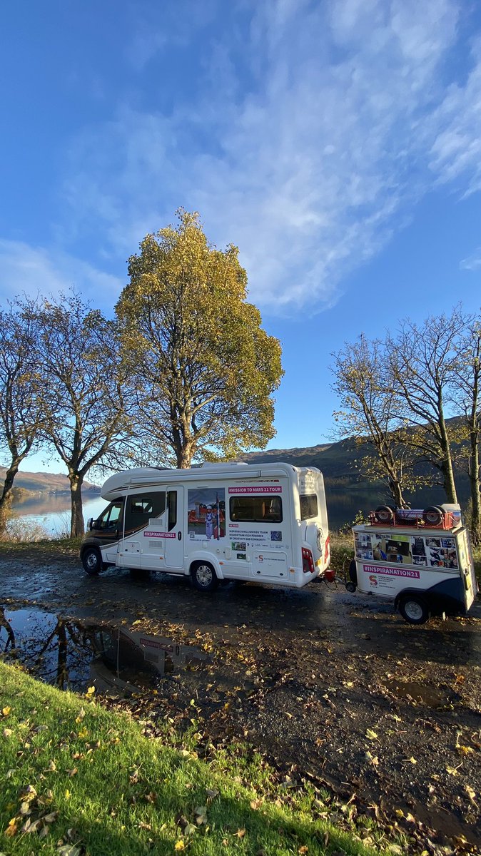 NickCorston's tweet photo. As one of our #BraveSchoolLeaders @1MikeFairclough said to me in #WildThingBook:

Enjoy a Creative Life: 

- Live Gratefully

- Be Happy

- Get Lucky

#MissionToMars21 Tour in Loch Lomond 🚀 https://t.co/kGuPUTVerL