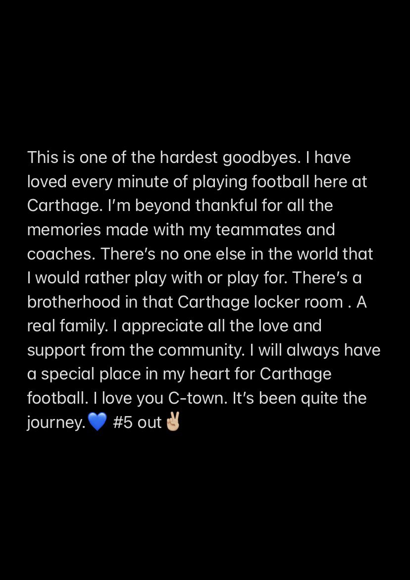 cale_patrick's tweet photo. @carthagefball @CoachJonesJr_ @Rickynichols251 https://t.co/v7b0DenKHd