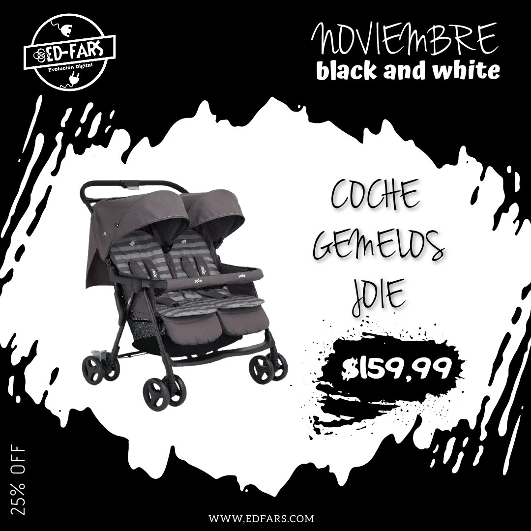 edfars_oficial's tweet photo. JOIE AIRE TWIN es una silla GEMELAR confortable que mide de ancho 76 cm y que salta desde el nacimiento, chasis muy ligero de aluminio está pensada para aguantar hasta 35 kg. Incluye colchonetas reversibles. Una silla doble diseñada para ayudarte con los dos peques

 #edfars https://t.co/5bGP01Uqsq