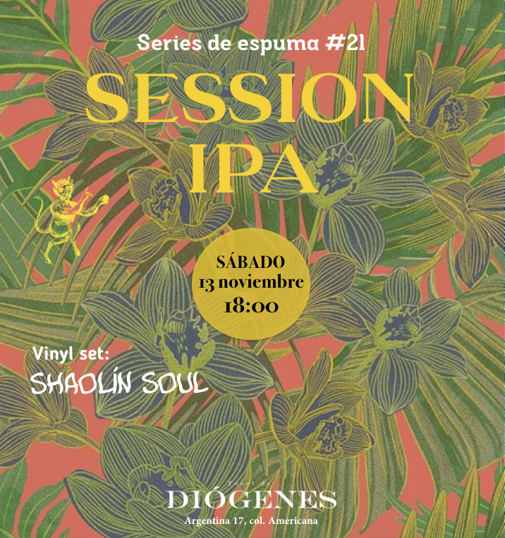 CervezaDiogenes's tweet photo. HOY es el día.

#SeriesDeEspuma #SessionIPA #ClubDeBebedores #ShaolinSoul #Americana #GDL https://t.co/g2TrXQwIYk