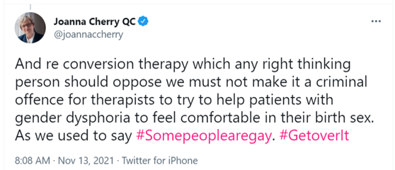 ECTScotland's tweet photo. We reject absolutely and unequivocally any suggestion that Transgender people can be "cured", or that the abusive and harmful practice of Conversion Therapy has any validity.

Conversion practices are dangerous, they cause nothing but suffering to those subjected to them. https://t.co/fc3GgVFTJj