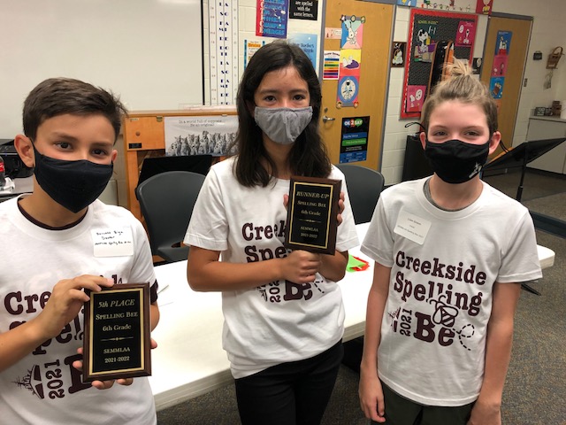 TammyReich's tweet photo. Creekside represented at the district Spelling Bee!! https://t.co/6YBUIPESbC