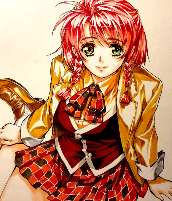 昔のキャラを今描くとこんな感じかなあ とな
サンクリに持ってきますわ 